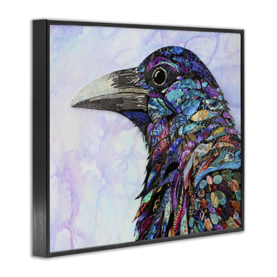 «Stay Curious Crow», estampe numérique, conception par Lisa Morales