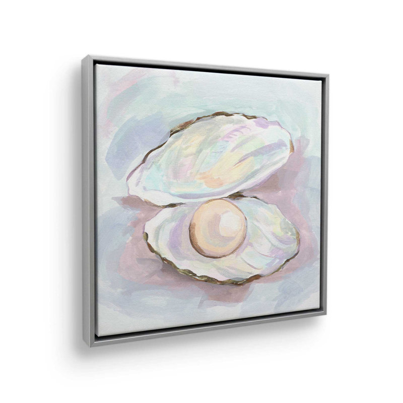 «Silent Opal II» par Melissa Wang, reproduction d'art sur toile, H 36 po x l 36 po, Argent argent