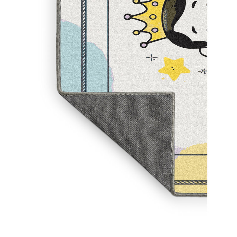 Tapis fantaisie East Urban Home, Rectangulaire 2 pi x 3 pi