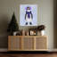 «Penguin Ear Muff» par Fab Funky, impression sur toile encadrée