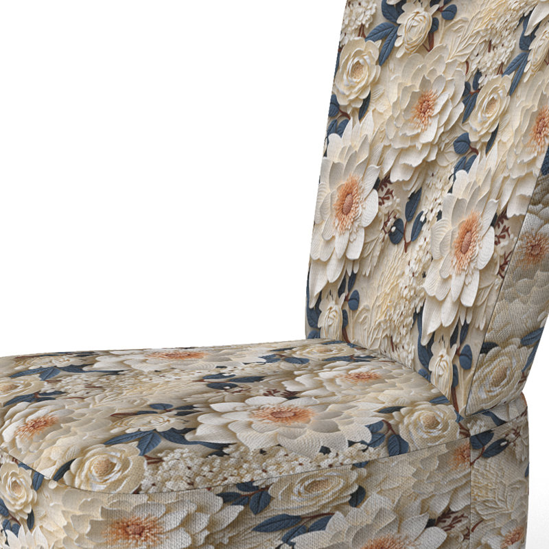 Lace Botanics III - Chaise d'appoint rembourrée Cottage