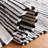 Striped Kilim Flat Weave Cotton Geometric Rug-1118026763