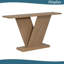 Console à base en V avec plateau spacieux, capacité de 220 lb-1134700011