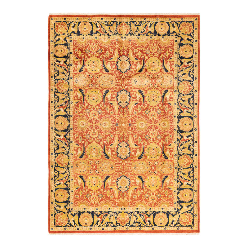 Classic One-of-a-Kind 6' 1" X 9' 1" Hand Knotted Area Rug