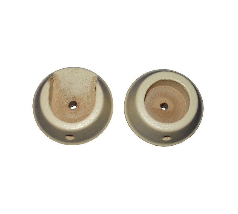 Wood Mounting Bracket, 2.8 cm, Cream
