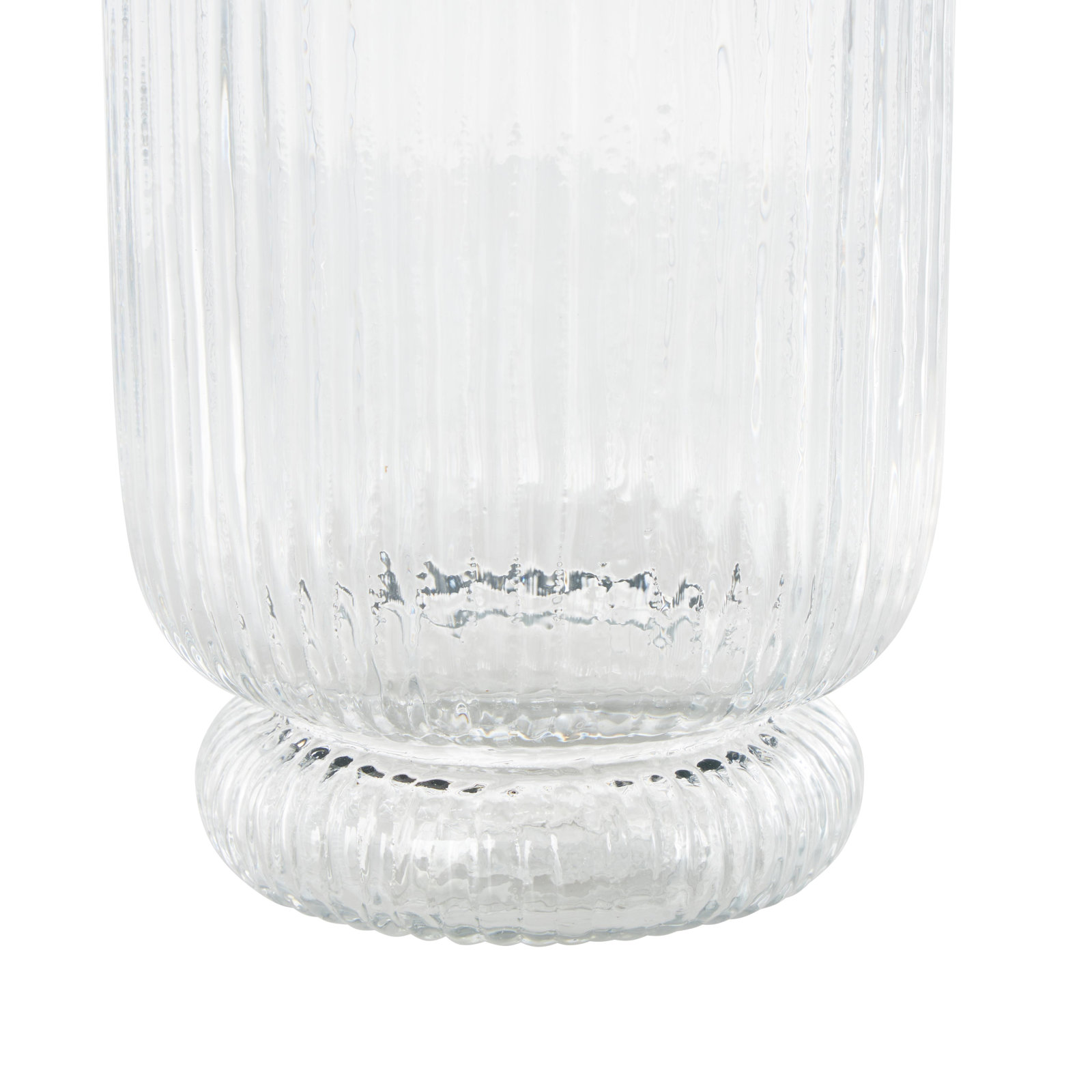 Perry Glass Candlestick Holder, 12.65'' H X 5.9'' W X 5.9'' D