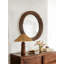 Kingston Round Rattan Mirror