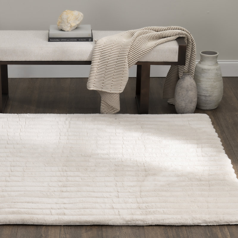 Tapis ivoire Everly Quinn, Rectangle 4 pi 11 po x 6 pi 11 po