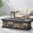 Rectangular Fireplace 50,000 , Magnesium Oxide, Stone Gray Look, 54.89”w X 26.7”d 17.64”h, No Assembly Trouble Fire Pit, Concrete With Stone-like Appearance, Gray, Required Starting Now