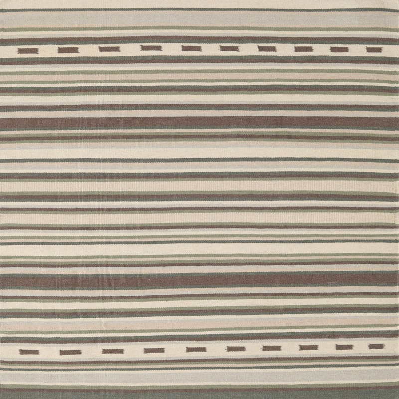 Tapis contemporain brun, Carré 4 pi