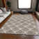 Premium Machine Washable Prisco Brown Rug