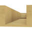 Burlington Woodgrain TimberThane Ra partier queue, brun clair apprêté-88142297