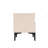 Amara 20" W Modern Nightstand with 1 Full Extension Drawer and Metal Legs in Pale Rose and White-1723044004