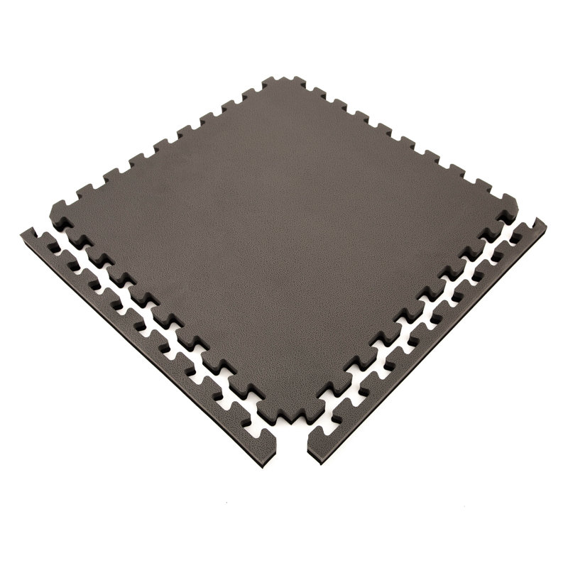 Carreaux de mousse à emboîtement 1 po MMA, Noir / Gris, 20