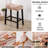 Bar Stool Cover Rectangle Set Of 4 Printed Stretch Counter Height Bar Stools Slipcovers Saddle Stool Slipcover Bench Seat Protector Backless Bar Stools Covers For Kitchen Counter