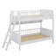 Lit superposé simple en bois avec trois sections de rangement intégrées-37517023