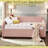 Velvet Upholstered Daybed with Trundle, Twin Size-159338151