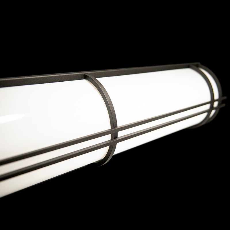 Black and White Acrylic LED Outdoor Wall Sconce
