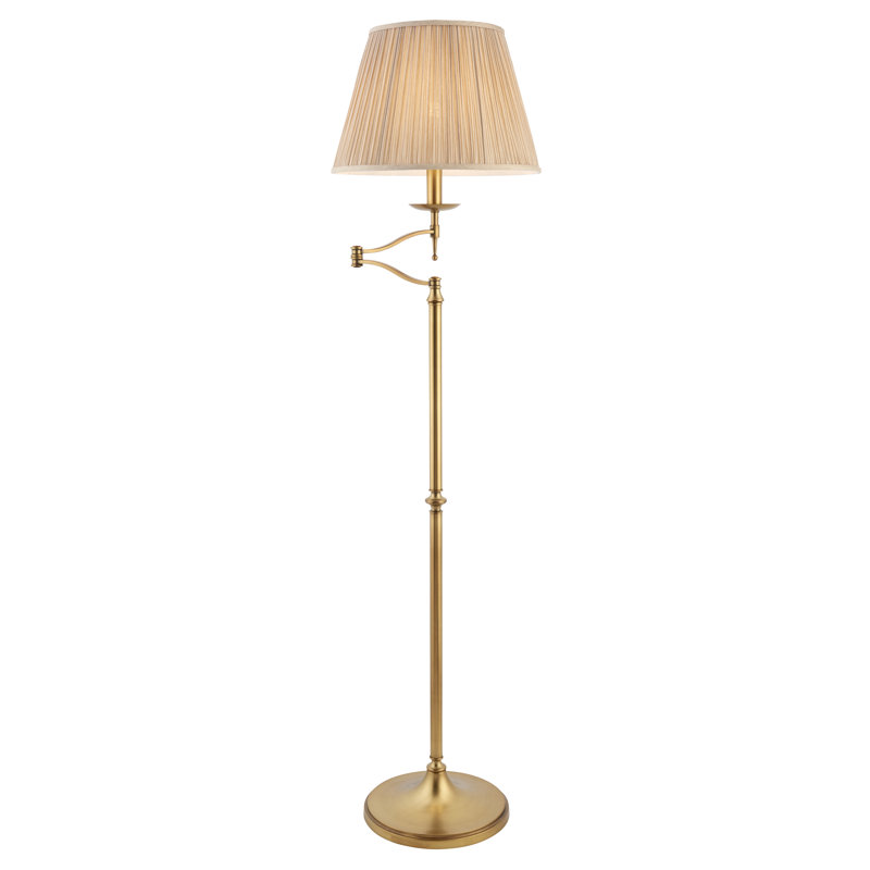 Emperador 160cm Traditional Floor Lamp, Antique Brass