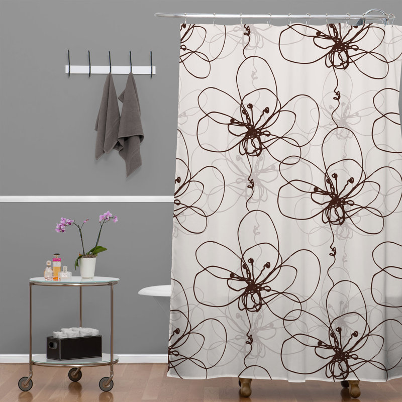 Rideau de douche simple Tonal
