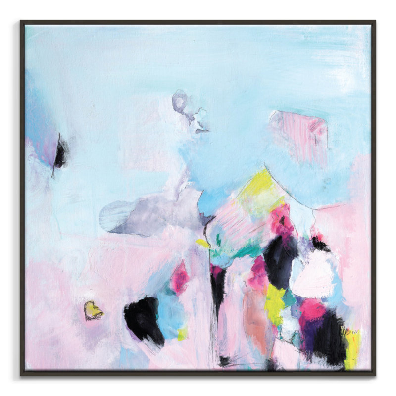 Fresco by Brenda Meynell - Painting on Canvas, 41cm H x 41cm W, Timber