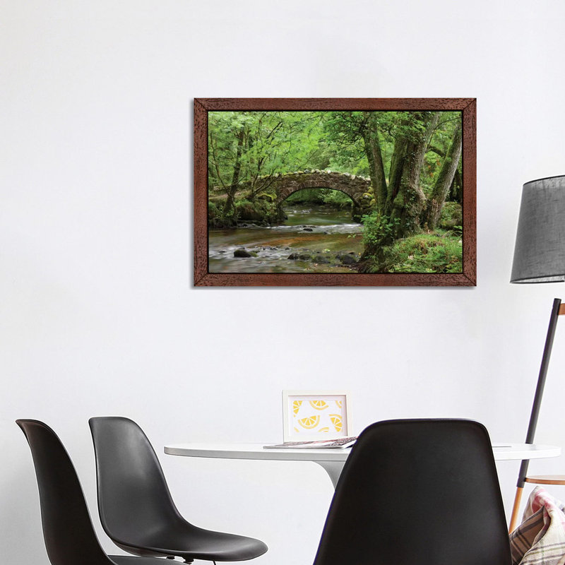 Adam Burton - Print on Canvas, 101.6 cm H x 66.04 cm W, Brown Floater Framed