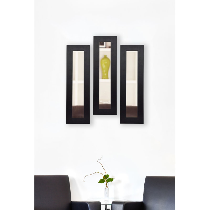 Ensemble de miroirs 4 pièces Billie-Rae, H 11,5 po x l 29,5 po