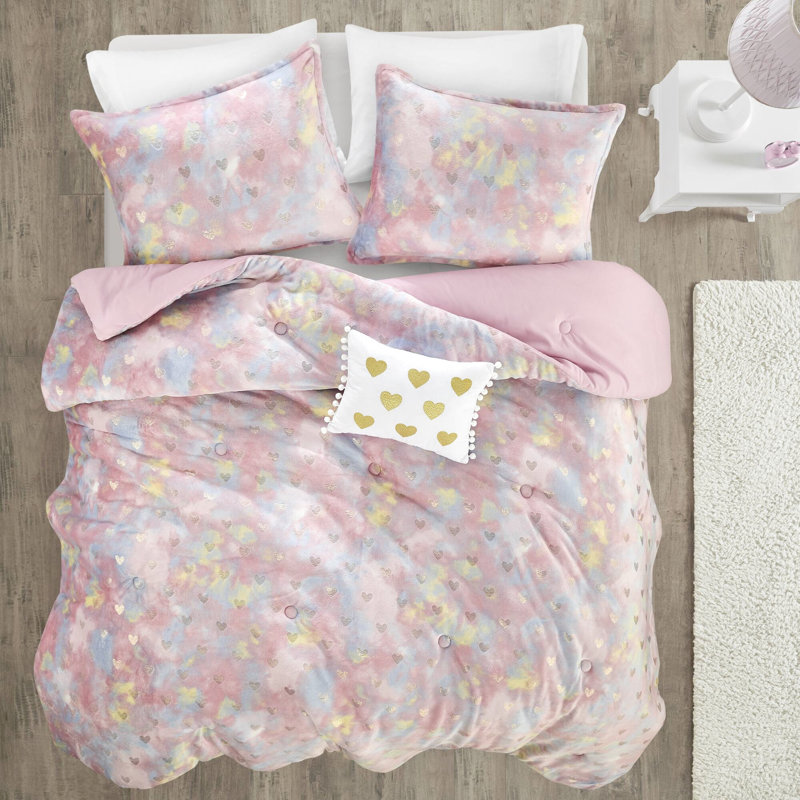 Édredon ultra doux double / grand - imprimé métallique, rembourrage, taille lavable à la machine, lavable, coussin décoratif