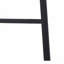 Bureau d'ordinateur, bureau personnel, ordinateur portable, tablettes de rangement, L 48 po, travail, stratifié gris, métal noir, contemporain, moderne-647293040