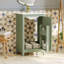 [Viedo] Petite armoire de meuble-lavabo moderne de 20 pouces avec lavabo en céramique - 20 * 14,5 * 33,3 pouces, beaucoup de rangement, 1 porte à fermeture douce-53892040