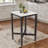 Industrial Tall Square Bar Table