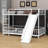 Metal Bunk Bed – Equipped With Slide & Guardrails-915135738-915135736