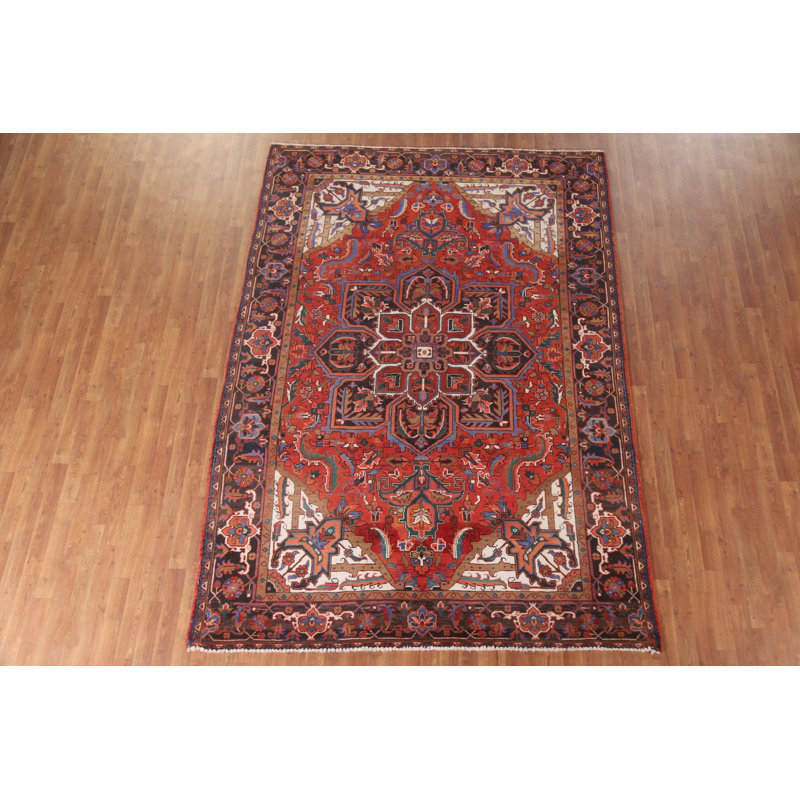 Handmade Red   Area Rug 7x10