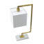9x14.3x25.2" Metal Table Lamp