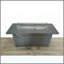 Table de foyer rectangulaire au propane en acier 40000 BTU pour la cour extérieure