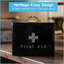 Harbour Housewares Vintage Metal First Aid Box-886715097