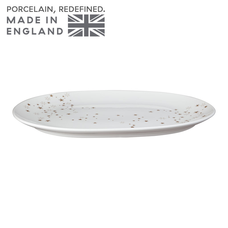Porcelain Stars Turkey Platter