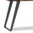 Lowry 44"W Solid Acacia Wood and Metal Modern Industrial Writing Desk with 2 Drawers and Flip-Down Keyboard Tray-455878525-450102053