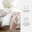 Ensemble de couvre-lit courtepointe en microfibre réversible à motif toutes saisons en patchwork ultra doux-105813959-105813964