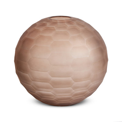 Textured Glass Table Vase