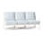 Monaco Aluminum Sofa - Slate Gray-62363784-70040642-70040644