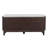 TREXM Boho Rattan Entryway Bench With Storage, Cushioned Shoe Bench With Double Doors, Wooden Shoe Organizer Bench For Entryway And Hallway (Espresso+Beige )-530065696
