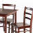 Solid Wood Top Four Leg Dining Set-1898117458