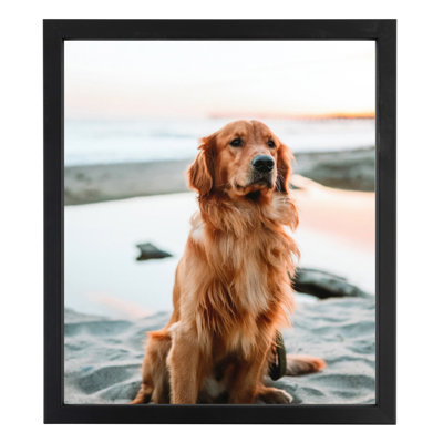 Becton Black Wood Matte Picture Frame