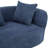 Hession 126" Modern Compression Curved Sectional Sofa-756296437