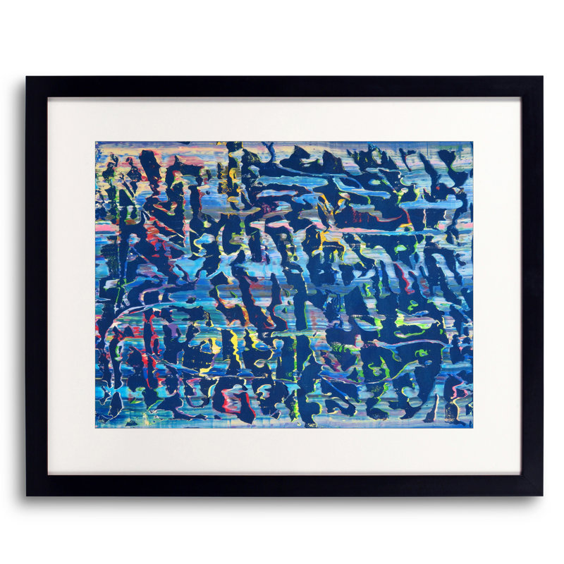 Benevolent Making Print by Drew Gaffney, Black Framed Paper, 16" H x 20" W