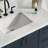 Ariel Kelly 43 Inch Single Rectangular Sink Bathroom Vanity With Italian Carrara Marble Countertop-105988835