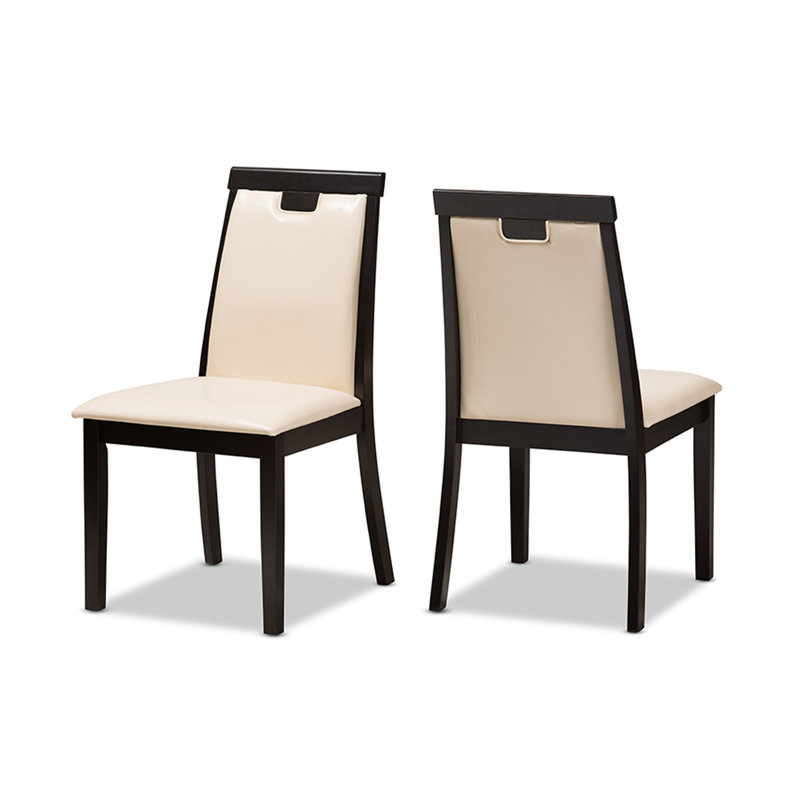 Kaytlen 19'' H Faux Leather Upholstered Parsons Chair
