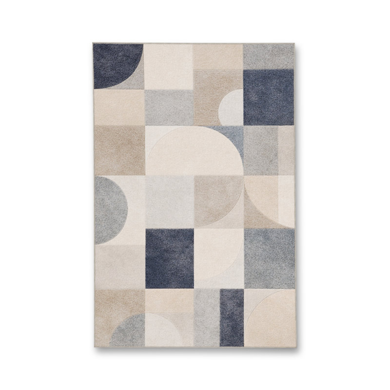 Tapis tissé à la crème Mosso, 2 pi 6 po x 4 pi 11 po