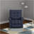 Velour Power Lift Chair In Lugano Indigo